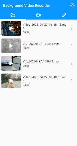 Background Video Recorder PC