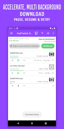 Video Downloader for Twitch PC