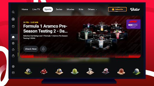 Vidio TV: Sport, Movie, Series