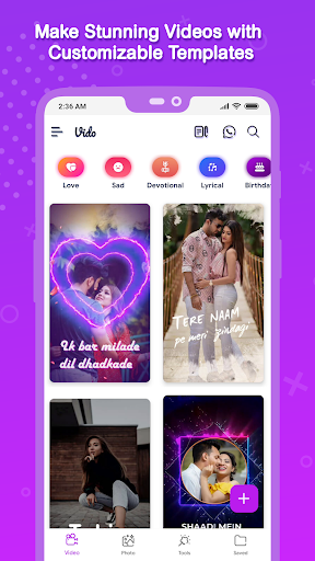 Vido : Lyrical Video Status Maker