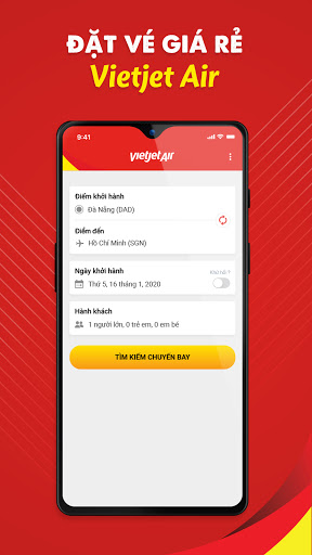 Đặt vé máy bay giá rẻ VietjetA PC