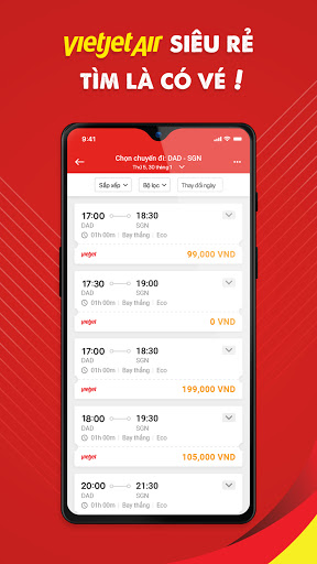 Đặt vé máy bay giá rẻ VietjetA PC