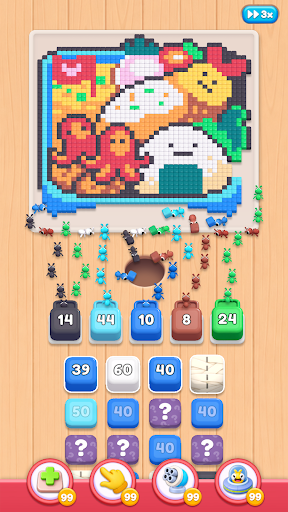 Food Hunt: Pixel Puzzle