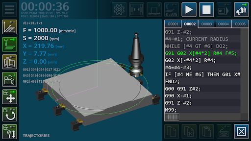 CNC Milling Simulator
