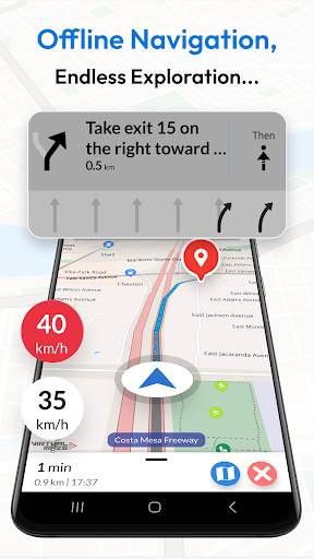 Offline Map Navigation پی سی