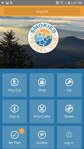 komputer Smokies Travel Hub