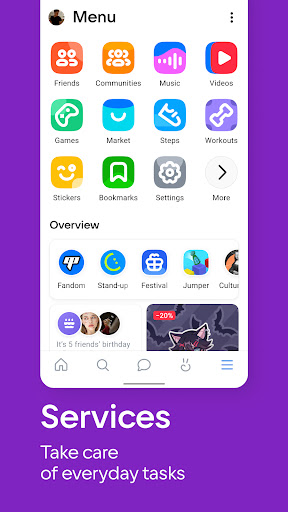 komputer VK: music, video, messenger