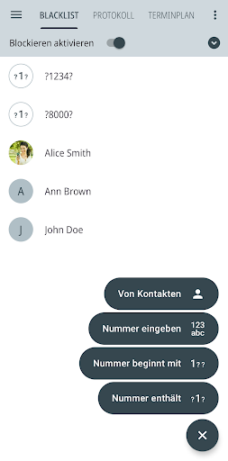 Calls Blacklist - Anrufblocker PC