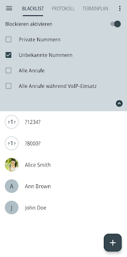 Calls Blacklist - Anrufblocker PC