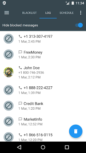 komputer Calls Blacklist - Call Blocker