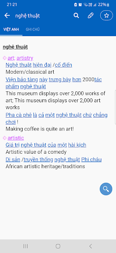 Từ điển Anh Việt Anh TFlat