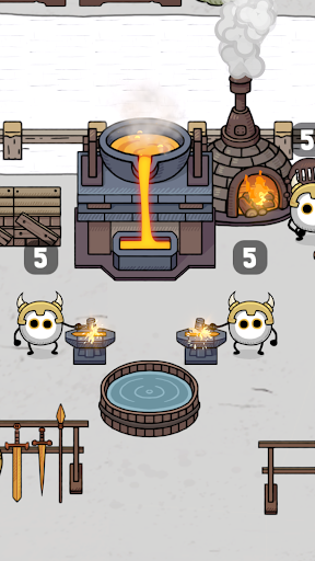 komputer Idle Tribe: Merge Circle Town