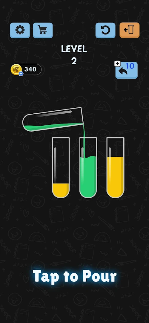 Water Color Sort الحاسوب