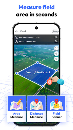 komputer GPS ဧရိယာ တိုင်းထွာ- FieldCalc
