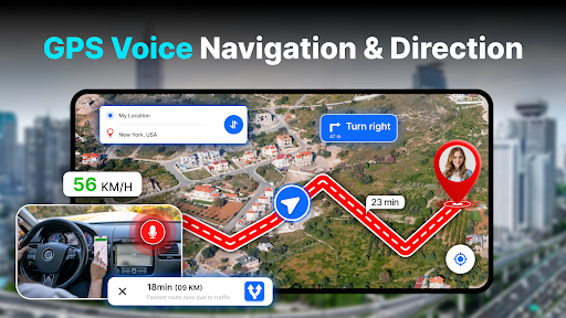 GPS Maps Голосова навігація PC