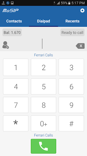 MoSIP Mobile Dialer PC