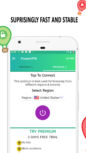 Power VPN - Sicherer VPN-Proxy PC