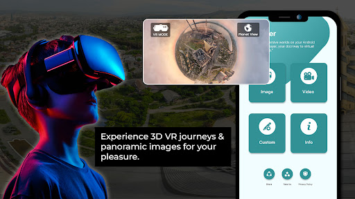Vr Video player for 360 videos