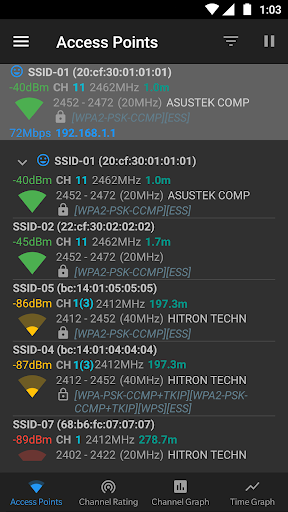 WiFi Analyzer (open-source) PC版