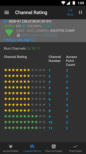 WiFi Analyzer (open-source) PC版