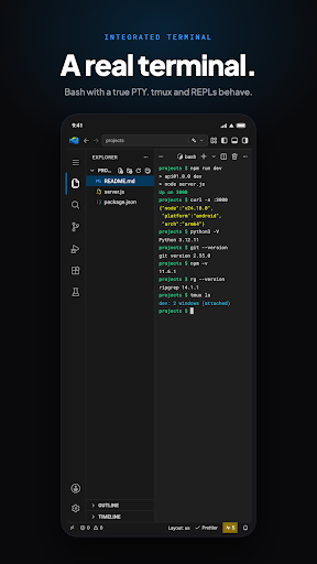 VSCodroid: Code Editor & IDE PC