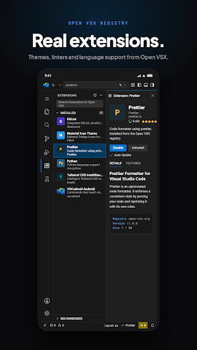 VSCodroid: Code Editor & IDE PC