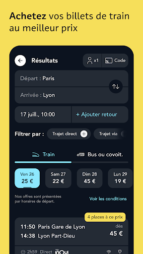 SNCF Connect: Trains & trajets