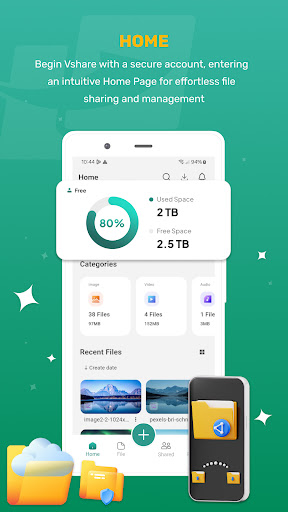 vShare ถ่ายโอนไฟล์อย่างรวดเร็ว PC