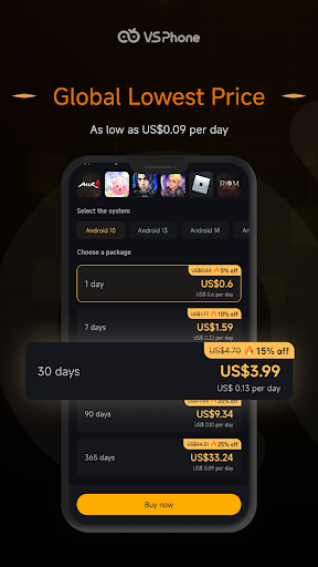 VSPhone - Android Cloud Phone PC
