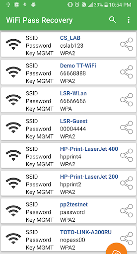 komputer WiFi Password Recovery — Pro