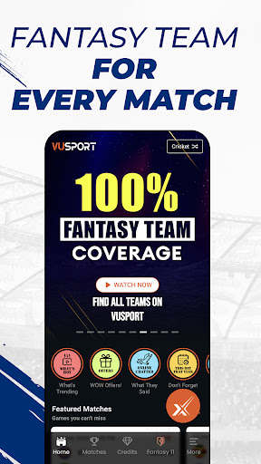 VUSport: Live Cricket & Stats پی سی