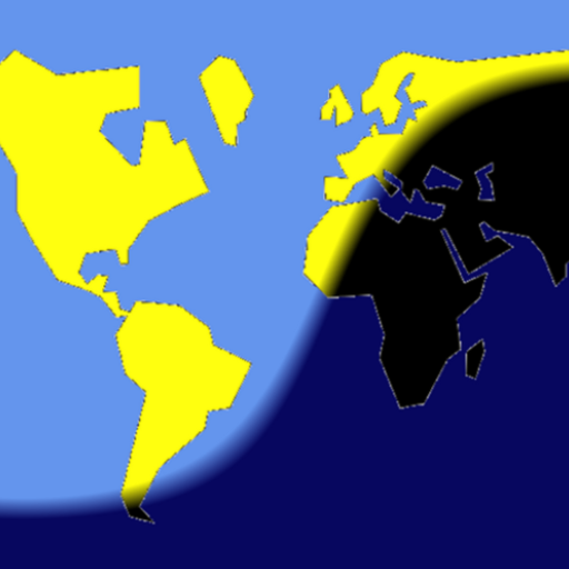 komputer Day & Night Map