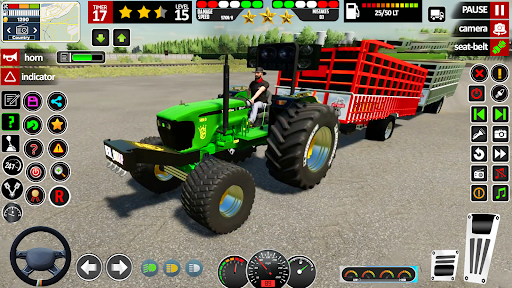 Tractor Driving Farming Games