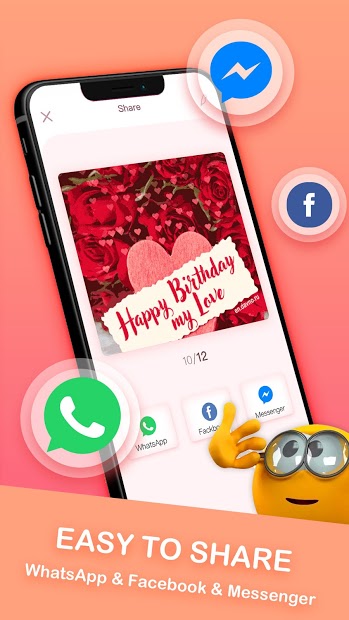 Birthday Stickers For WhatsApp-Love & Emoji PC