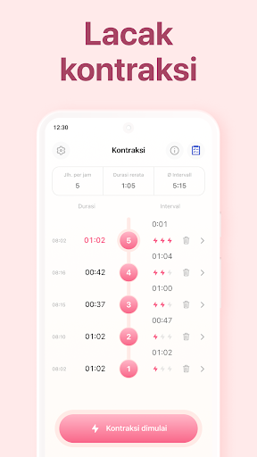 Timer Kontraksi & Kehamilan PC