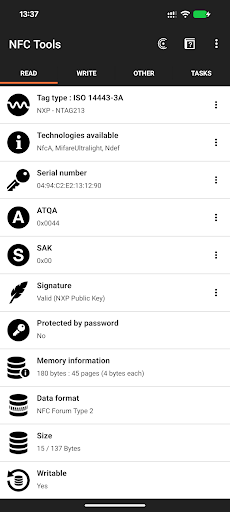 komputer NFC Tools