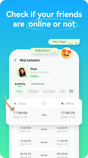 WaLastseen: Chat App ट्रैकर PC