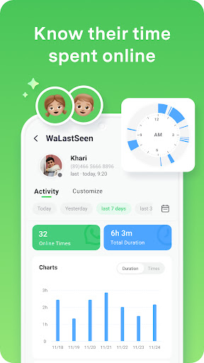 WaLastseen: Chat App ट्रैकर PC