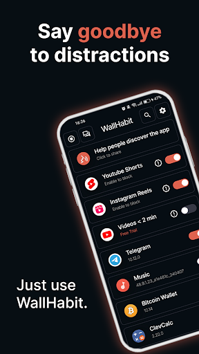 WallHabit Block Shorts & Reels PC