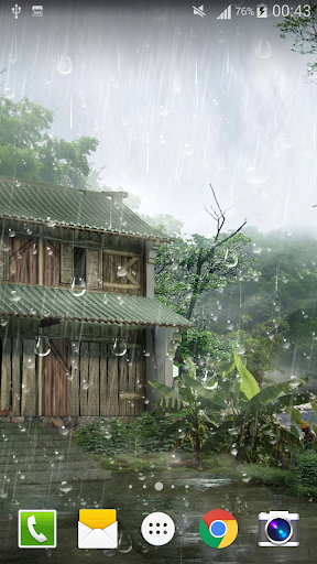 น้ำฝน Live Wallpaper PRO HD PC