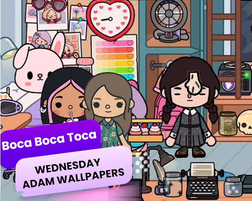 Boca TocaBoca Wednesday Addams PC