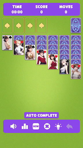 Sexy solitaire girls: ani card PC