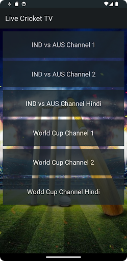 Live Cricket TV Streaming App PC