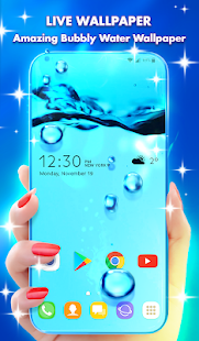 Bubbly Water Live Wallpaper & Animated Keyboard PC