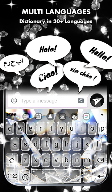 Diamond Live Wallpaper & Animated Keyboard PC