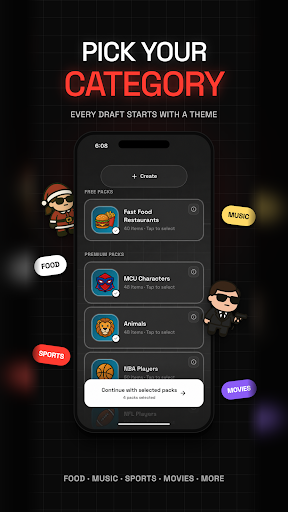 Draft Game - PartyPicks