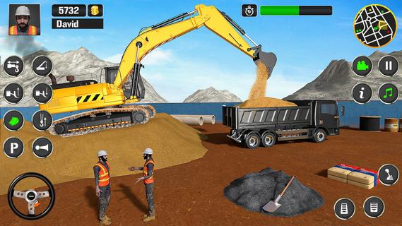 Excavator Construction Game 3d