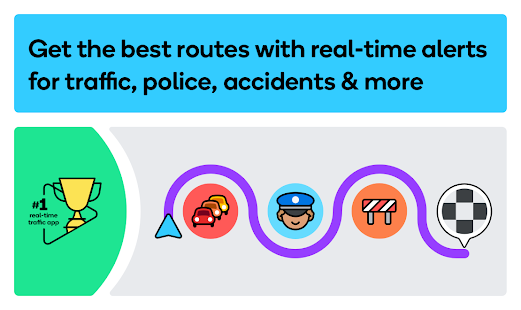 Waze — GPS, Мапи, Трафік і Жива Навігація PC