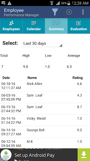Performance Evaluation Manager پی سی