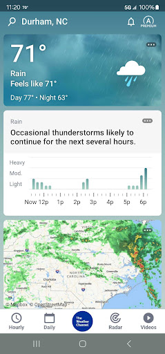 天气预报和雷达图 - The Weather Channel电脑版